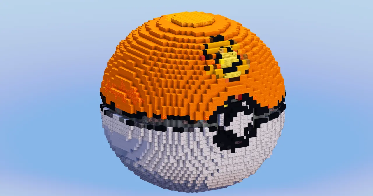 Sport Ball from Pokemon — Minecraft Build by LeonisBuilds