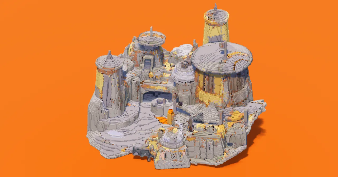 Desert Outpost Town — Minecraft Build by StarWarsCreations