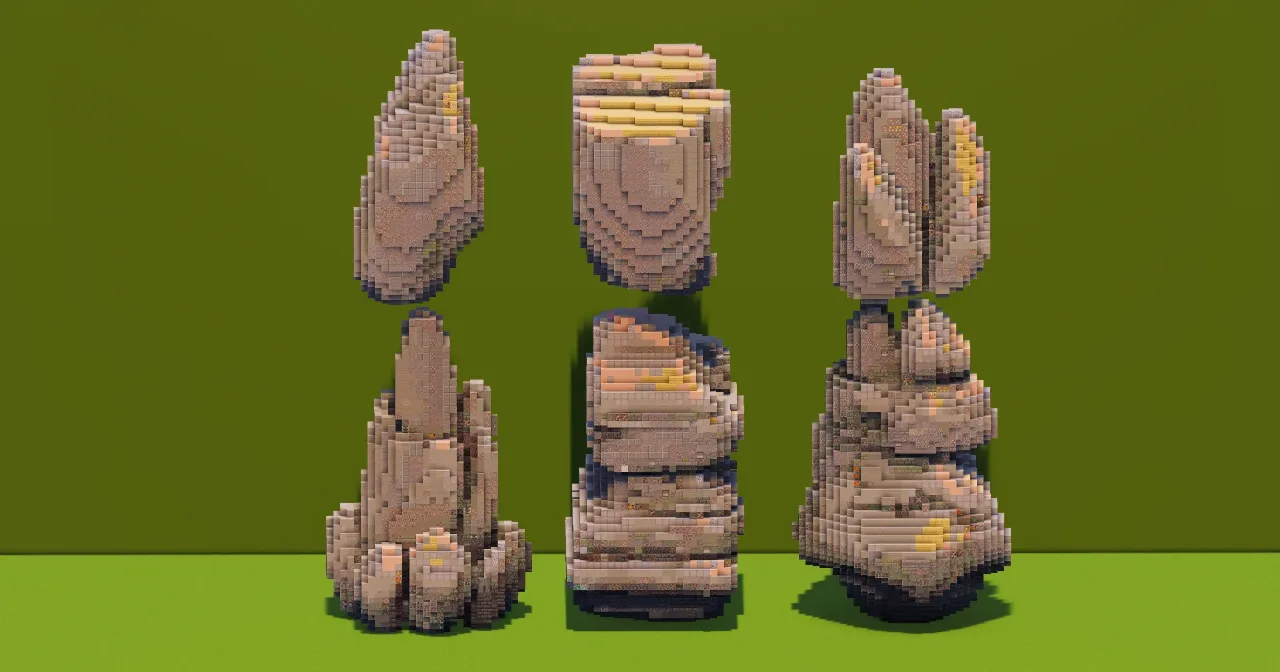Boulders Pack — Minecraft Build by VerdantBuilds