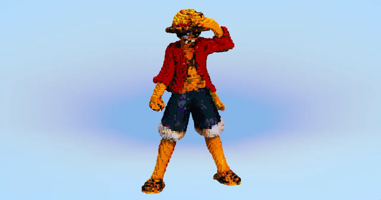 Luffy — Minecraft Build by LeonisBuilds