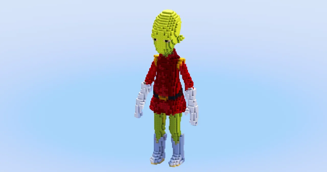Kif Kroker from Futurama — Minecraft Build by LeonisBuilds