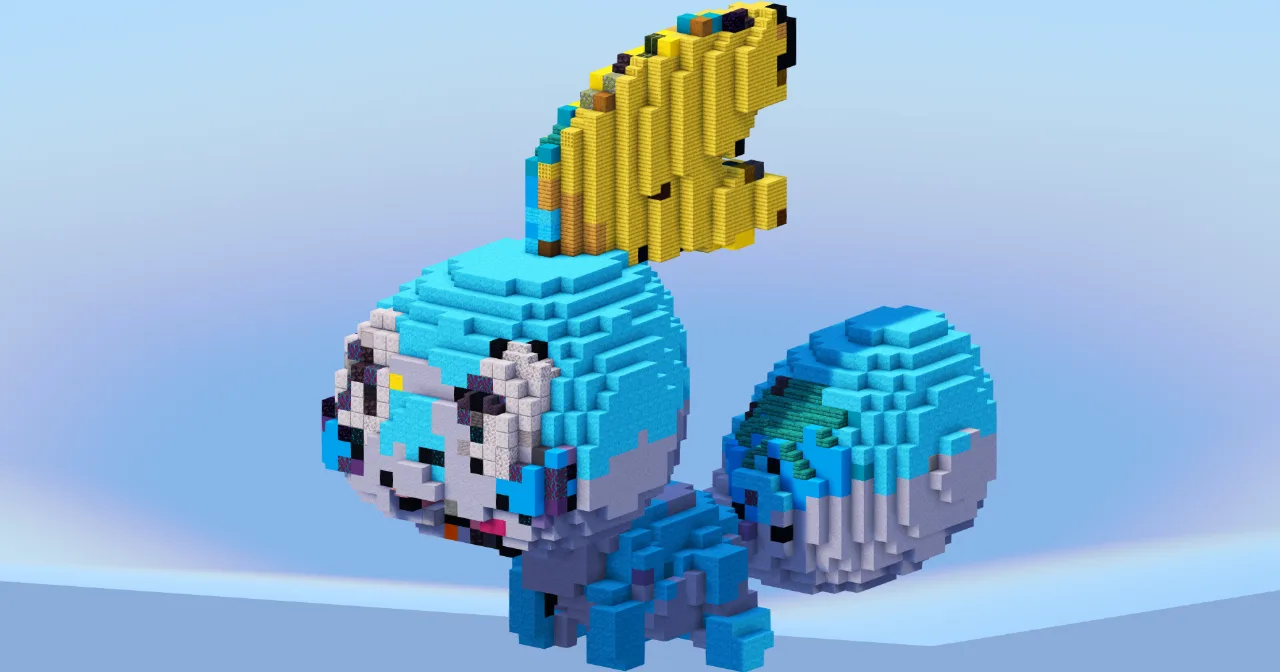 Sobble from Pokemon — Minecraft Build by LeonisBuilds