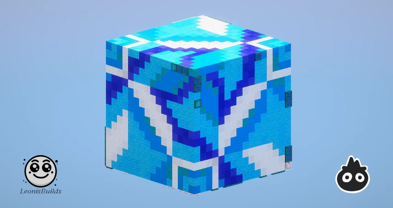 Light Blue Glazed Terracotta (Collab) — Minecraft Build by LeonisBuilds