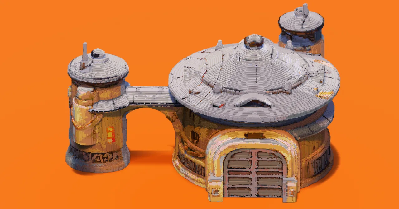 Desert Dome Outpost Tower — Minecraft Build by StarWarsCreations