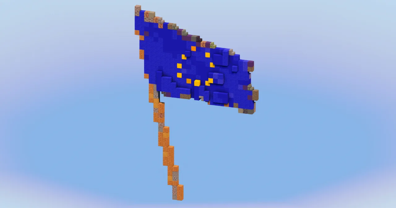 European Union Flag — Minecraft Build by LeonisBuilds