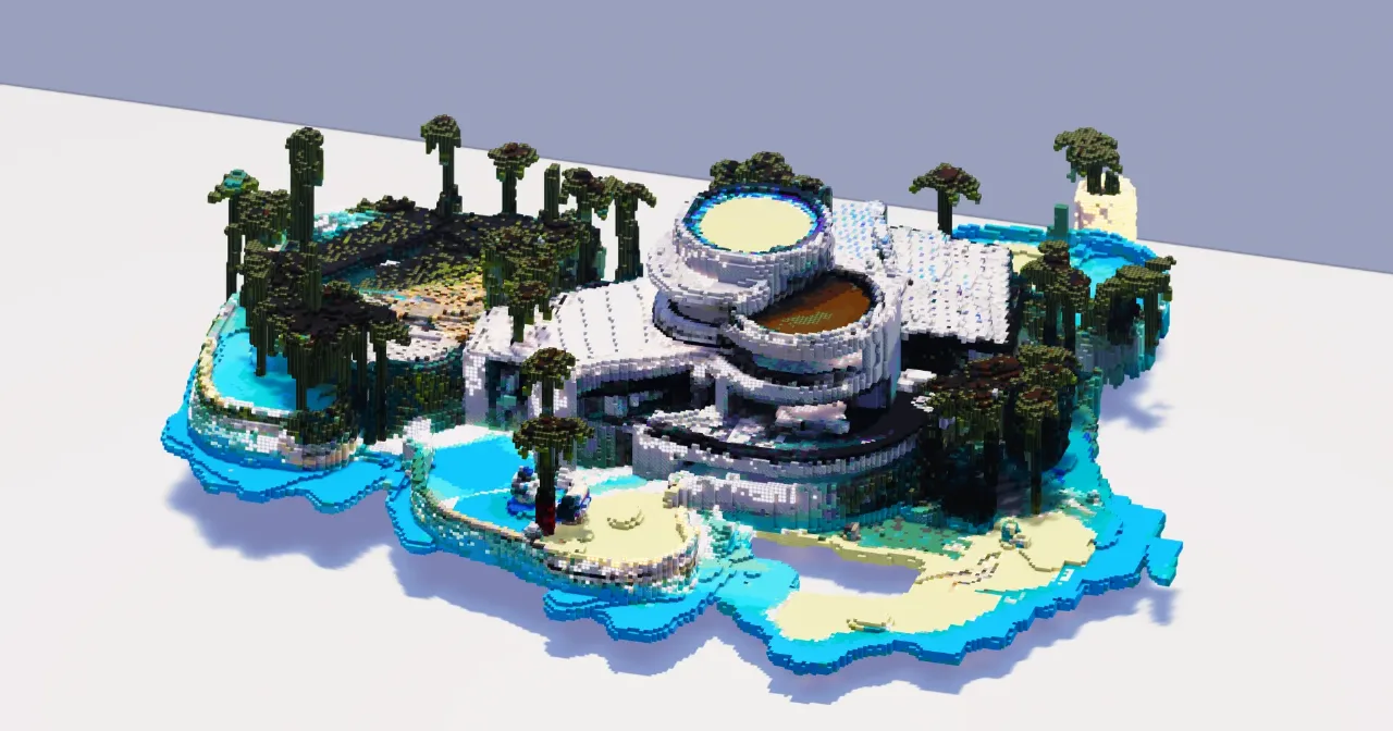 Island Luxury Villa — Minecraft Build by ModernCraft