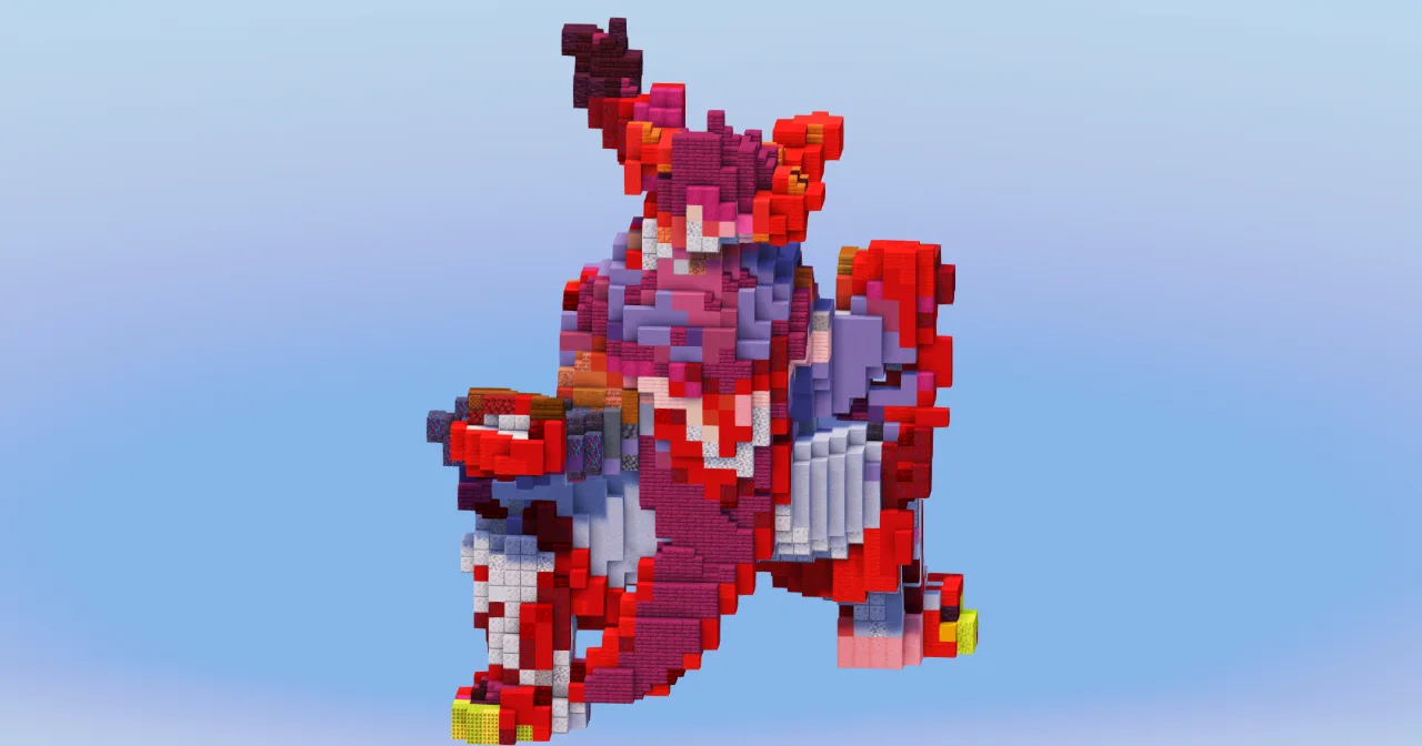Urshifu Single Strike Gigantamax from Pokemon — Minecraft Build by LeonisBuilds