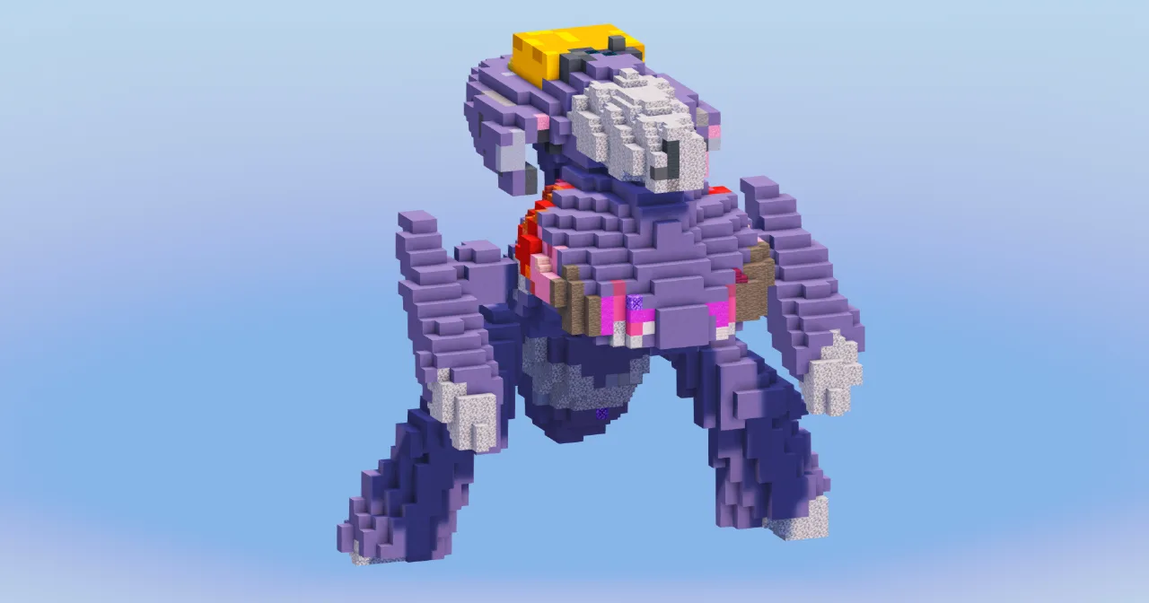 Genesect from Pokemon — Minecraft Build by LeonisBuilds