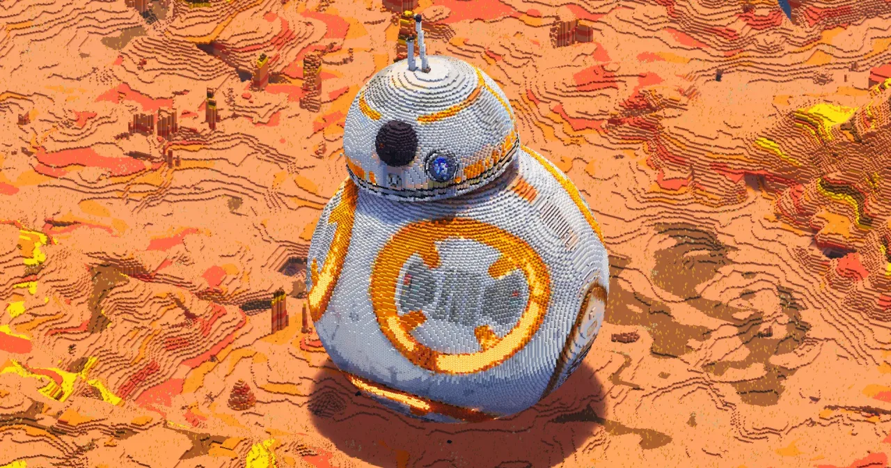 BB-8 — Minecraft Build by StarWarsCreations
