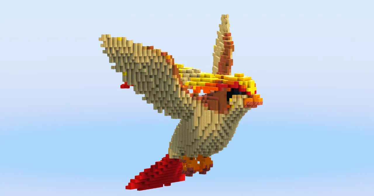 Pidgeot — Minecraft Build by LeonisBuilds