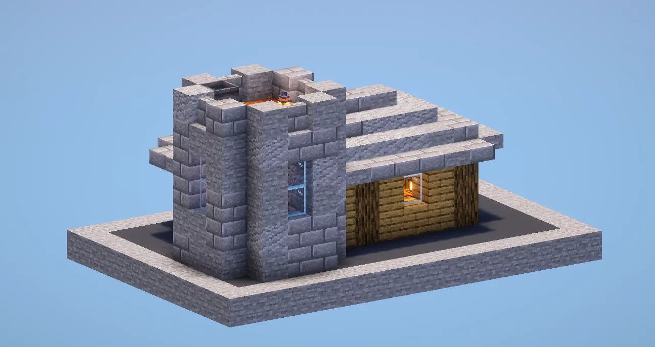 Small Castle House — Minecraft Build by LeonisBuilds