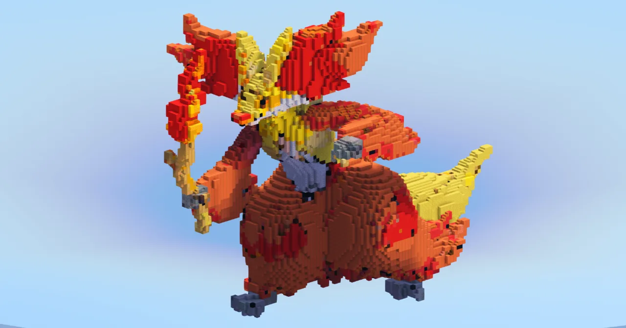 Delphox — Minecraft Build by LeonisBuilds