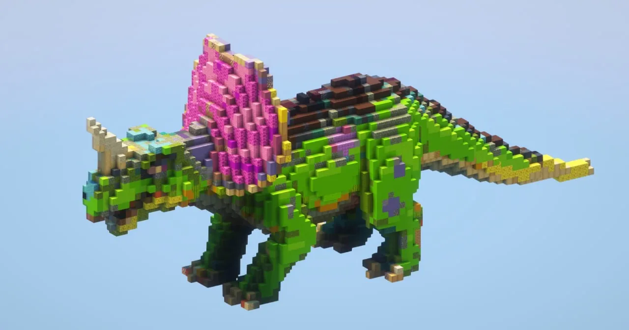Dinosaur Toy — Minecraft Build by LeonisBuilds
