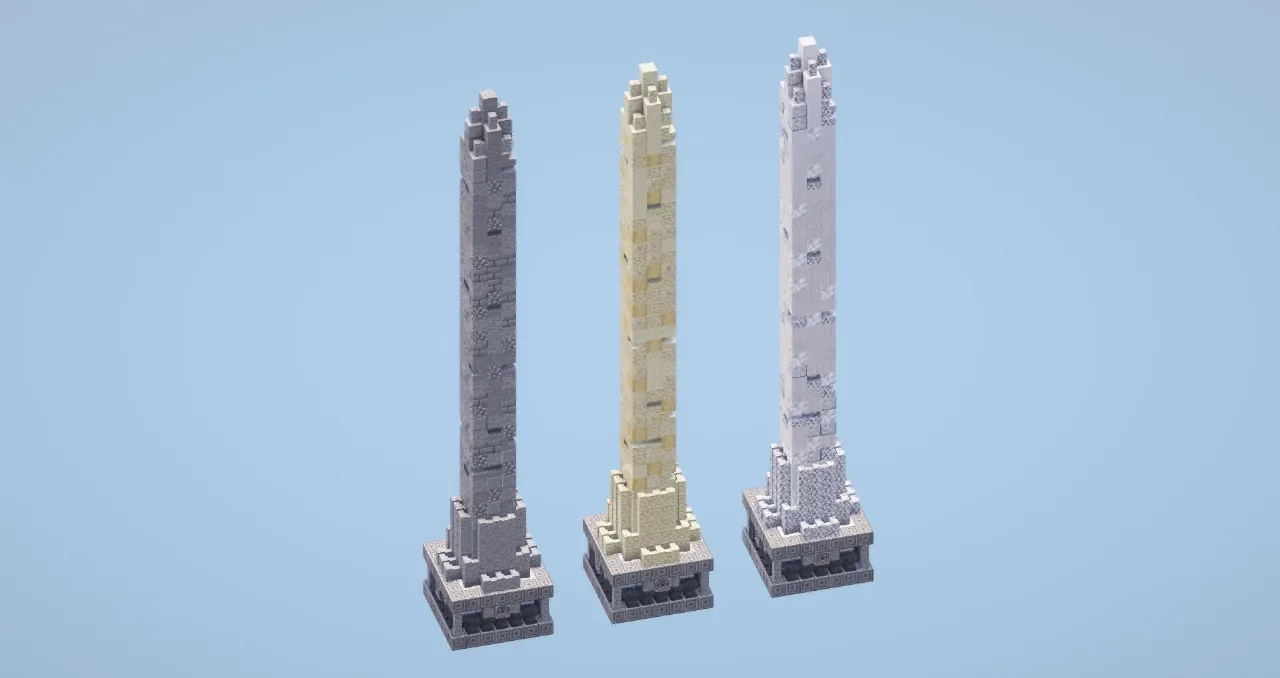 Obelisk Pack — Minecraft Build by LeonisBuilds