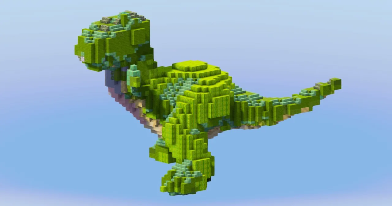 Rex from Disney Toy Story — Minecraft Build by LeonisBuilds