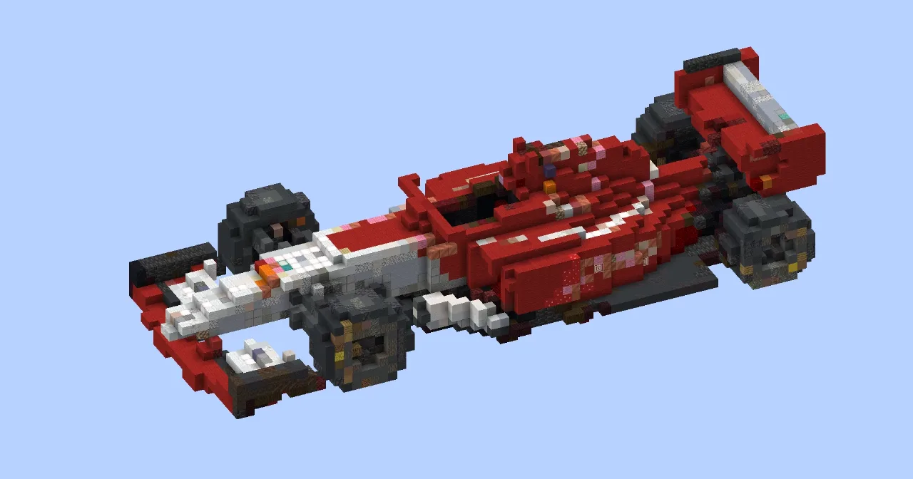 F1 Ferrari small — Minecraft Build by LeonisBuilds