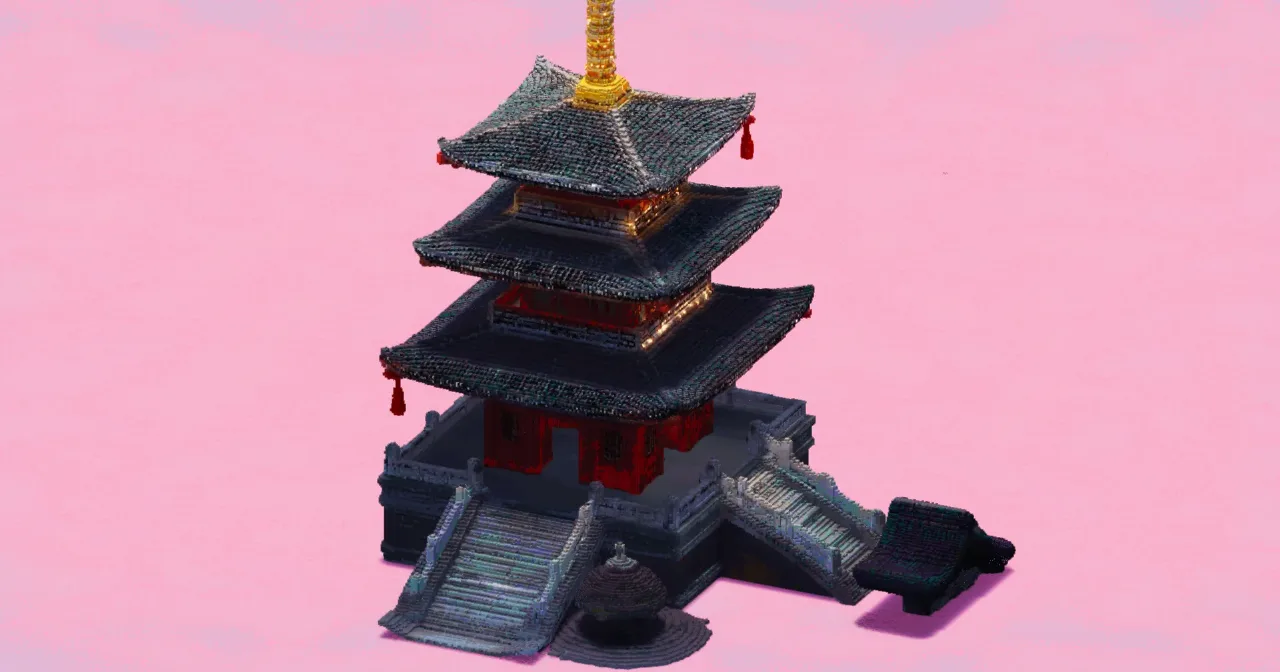 Red Pagoda — Minecraft Build by EasternRealms