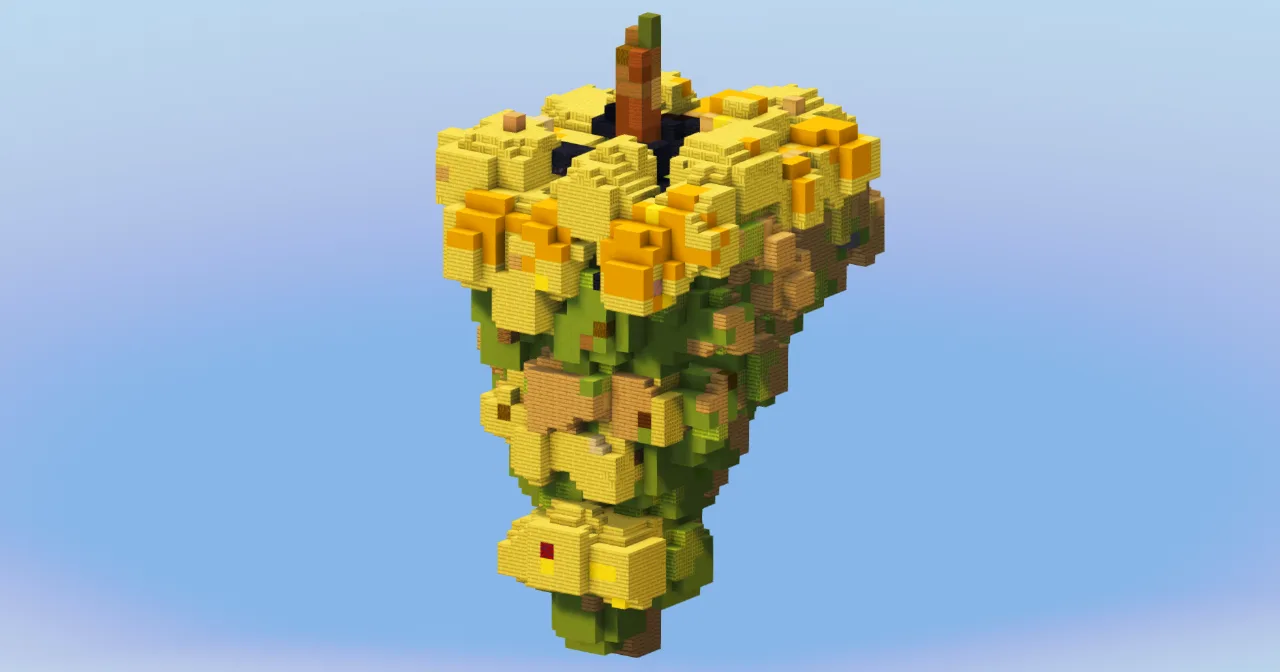 Green Grapes Fruit — Minecraft Build by LeonisBuilds
