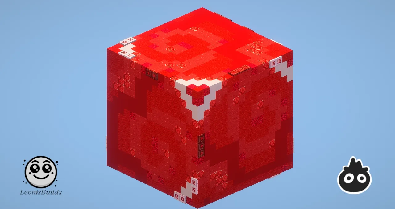 Red Glazed Terracotta (Collab) — Minecraft Build by LeonisBuilds