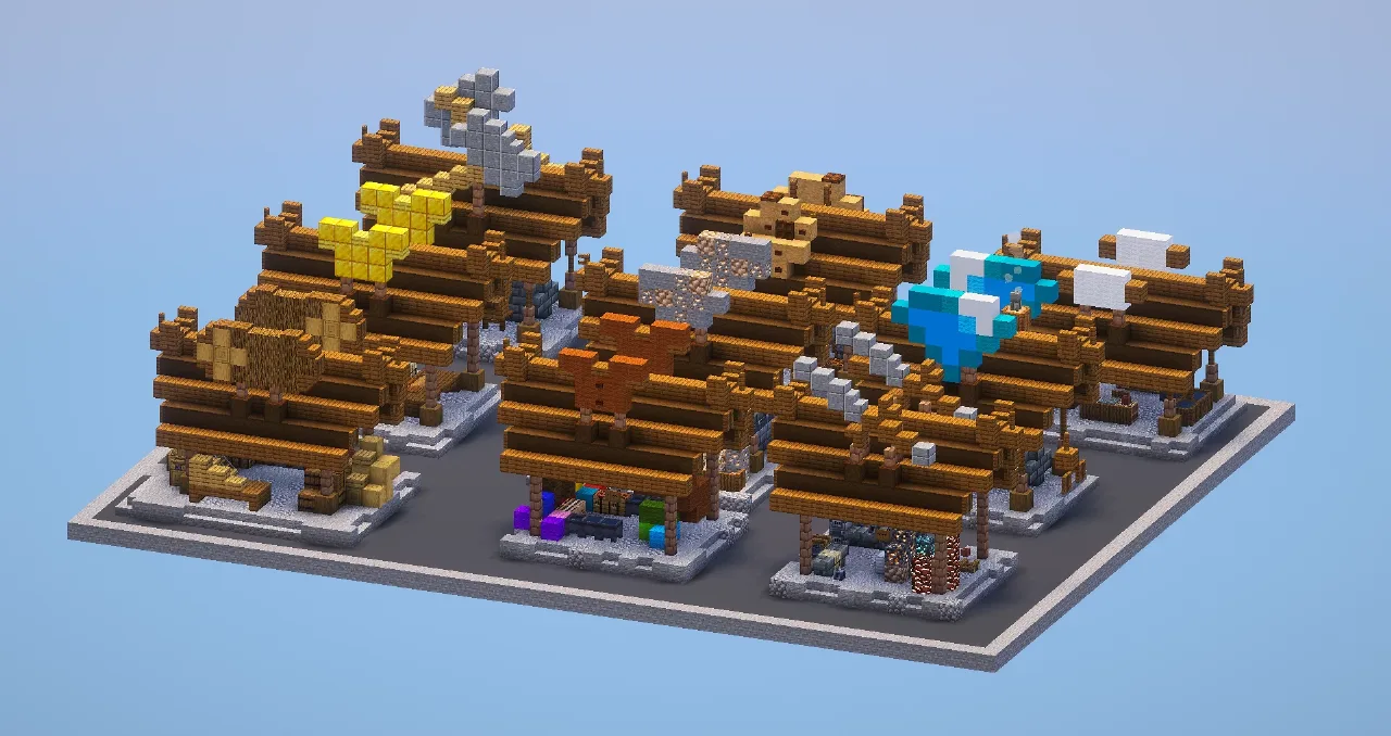 Viking Market — Minecraft Build by LeonisBuilds