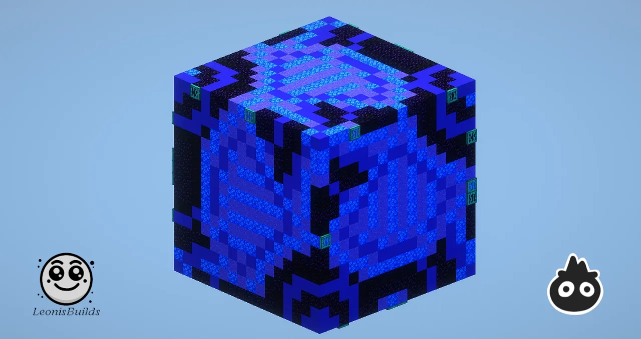Blue Glazed Terracotta (Collab) — Minecraft Build by LeonisBuilds