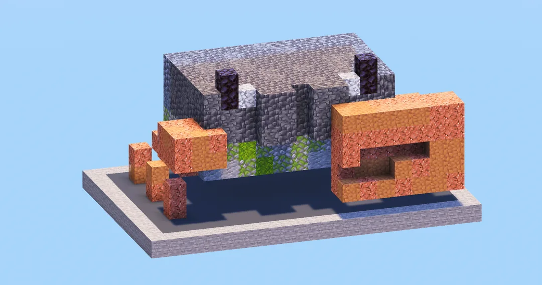 Crab Stone Statue — Minecraft Build by LeonisBuilds