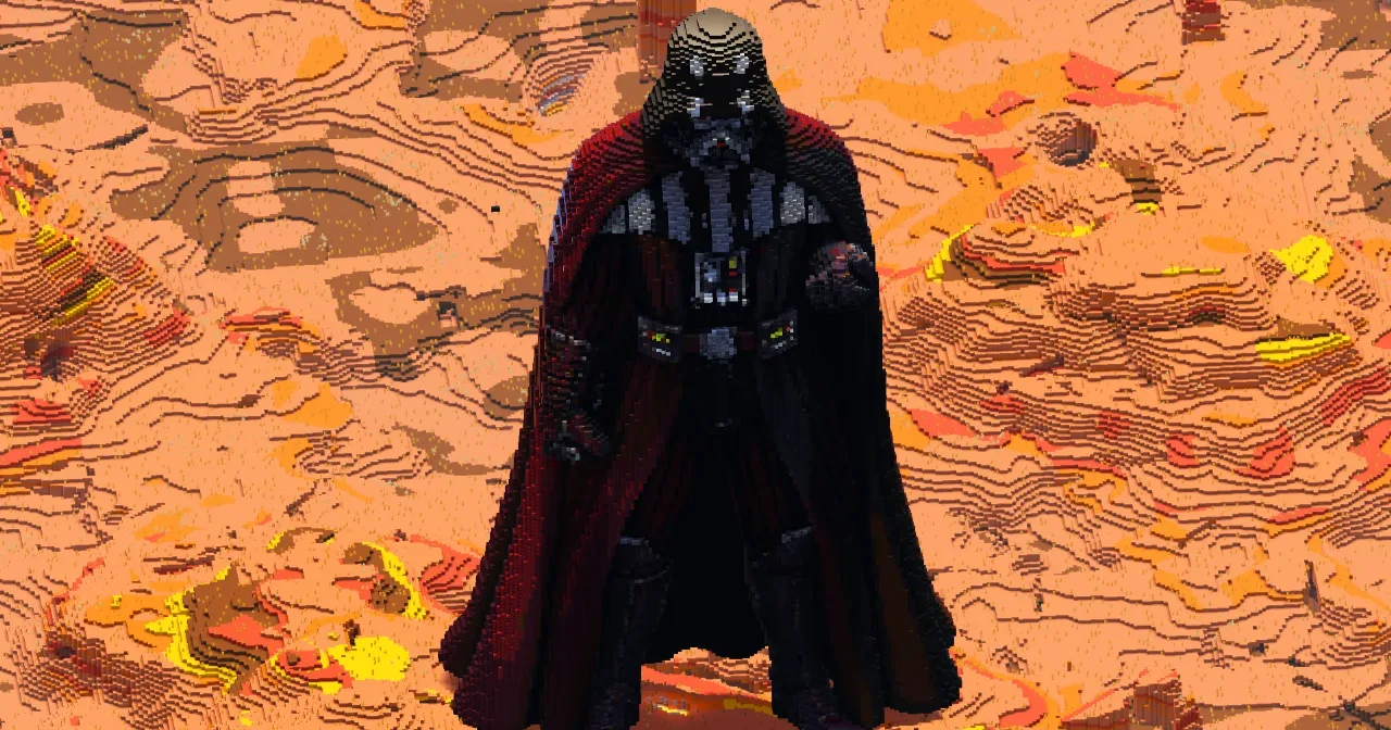 Darth Vader — Minecraft Build by StarWarsCreations