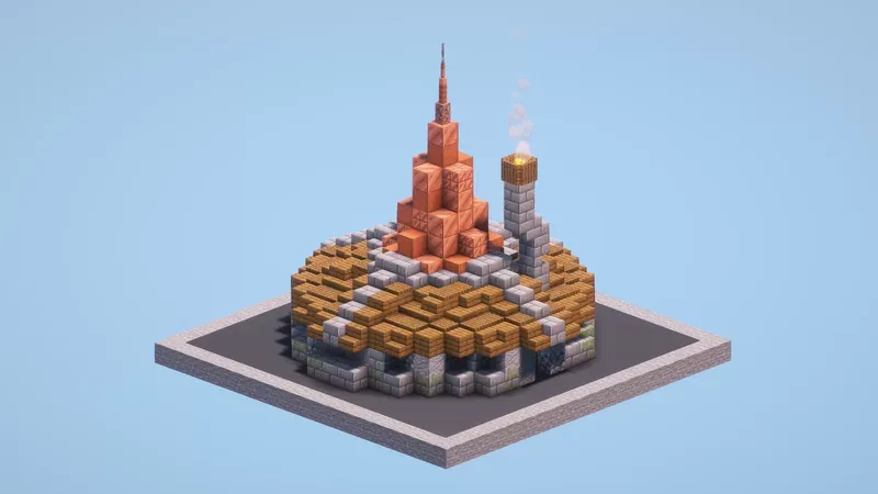 Rounded Medieval House 1 — Minecraft Build by LeonisBuilds