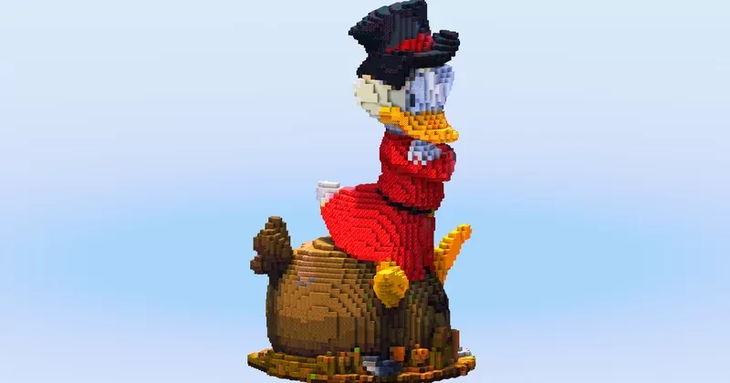 Scrooge McDuck — Minecraft Build by LeonisBuilds