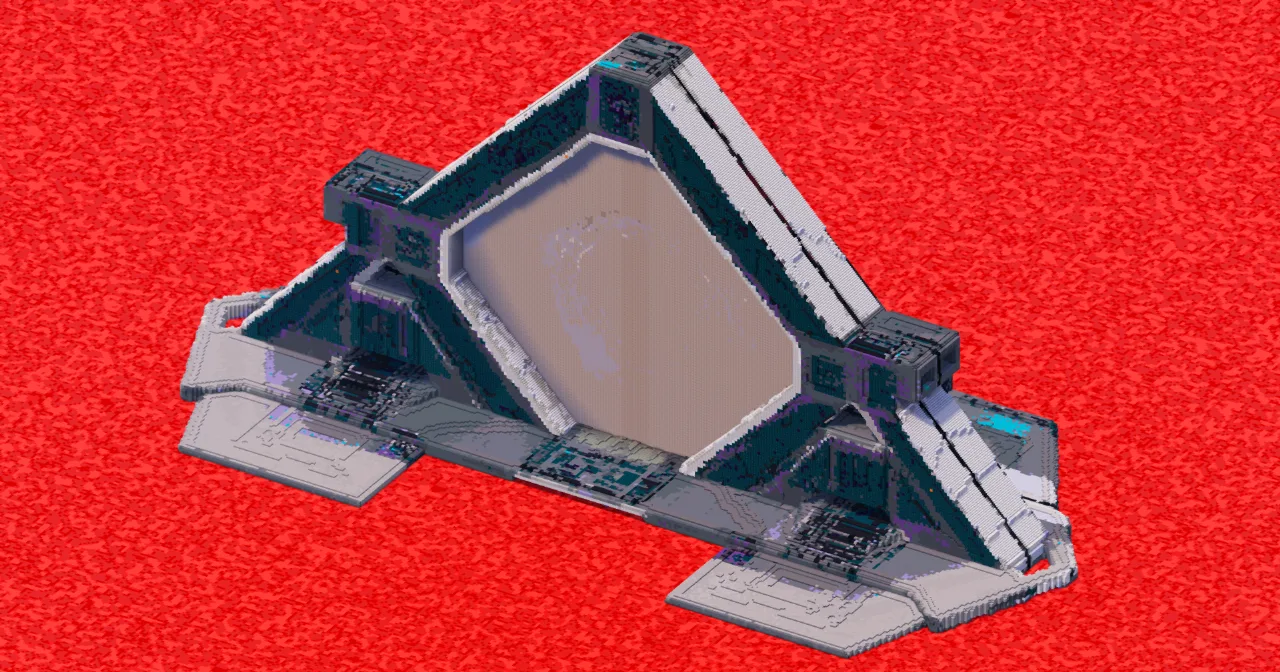 Scifi Portal Gate — Minecraft Build by ImpossibleBuilds