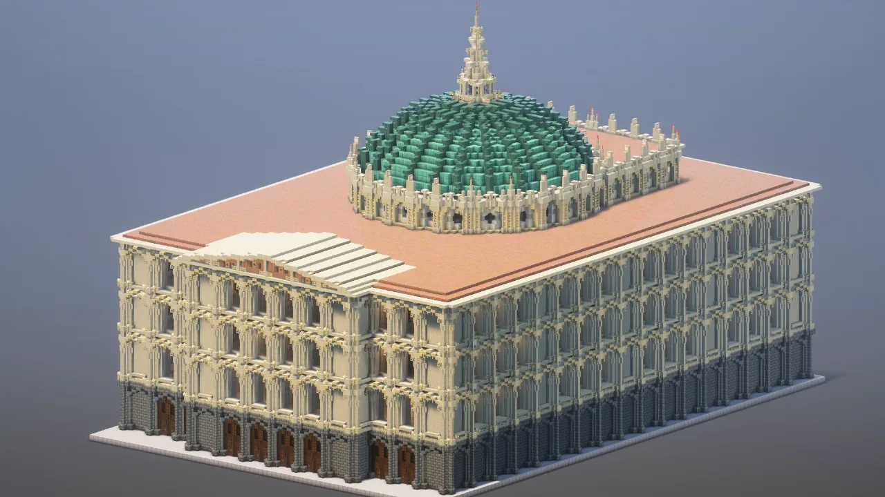 Neoclassical Theater — Minecraft Build by MellowHat