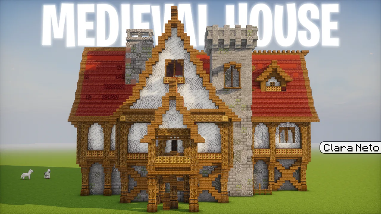 Medieval House — Minecraft Build by claraneto
