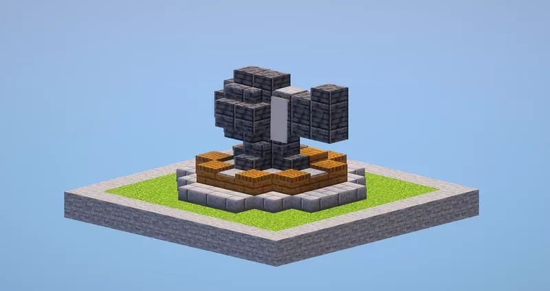 Clash of Clans Cannon Level 5 — Minecraft Build by LeonisBuilds