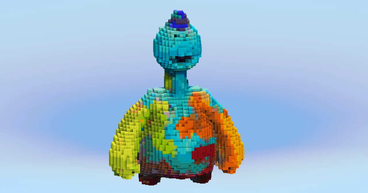 Doey the Doughman — Minecraft Build by LeonisBuilds