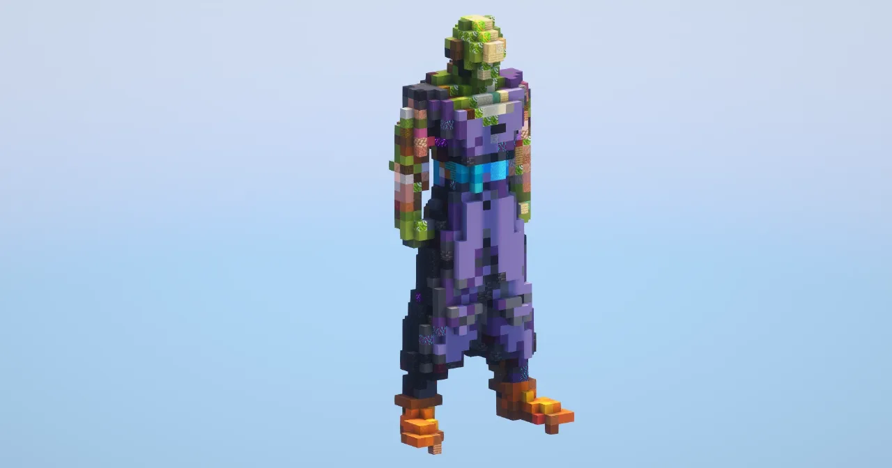 Piccolo from Dragon Ball — Minecraft Build by LeonisBuilds