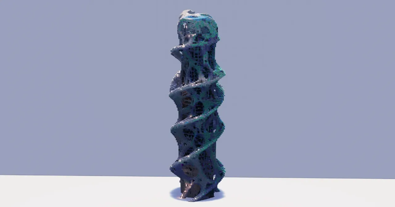 Futuristic Tower — Minecraft Build by ModernCraft