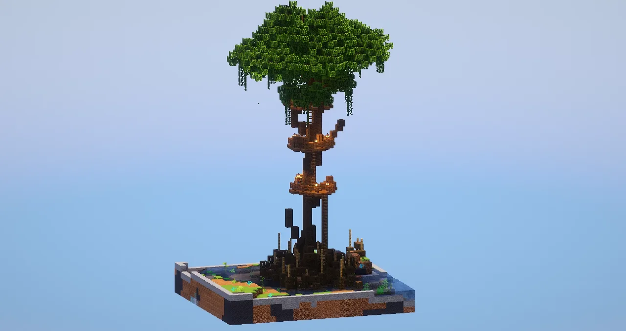 Mangrove Treehouse — Minecraft Build by LeonisBuilds