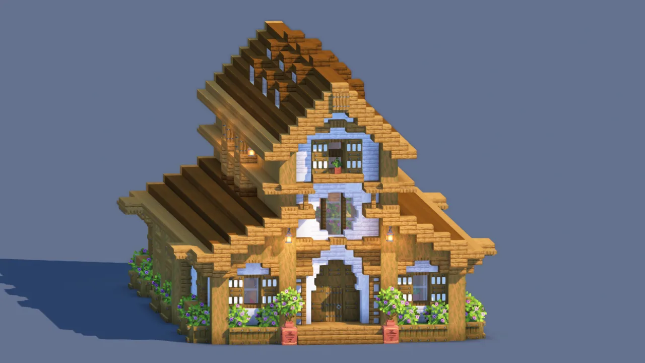 Cozy Storage House | Fully Furnished Chest Room — Minecraft Build by RaekonBuilds