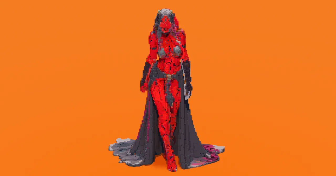 Sith Zabrak Female — Minecraft Build by StarWarsCreations