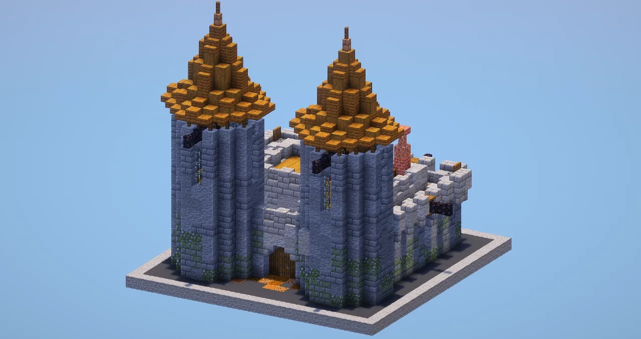 Small Castle — Minecraft Build by LeonisBuilds
