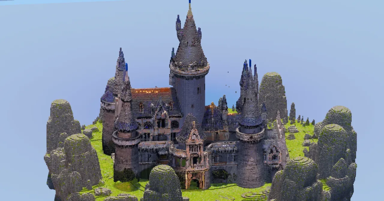Minecraft White Castle — Minecraft Build by StrongholdStudios