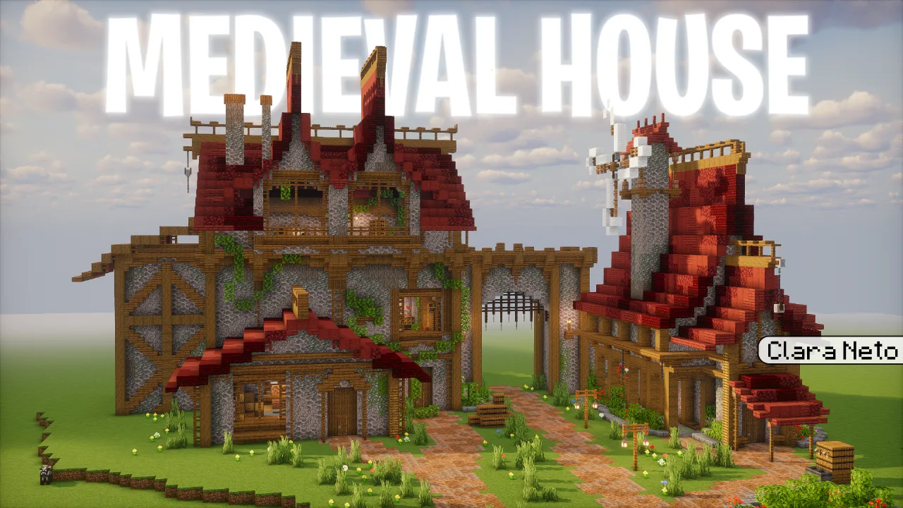 Medieval House — Minecraft Build by claraneto