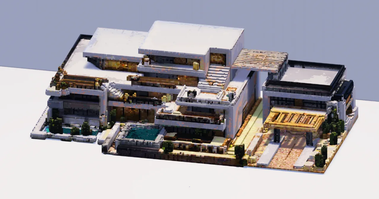 Modern Villa — Minecraft Build by ModernCraft