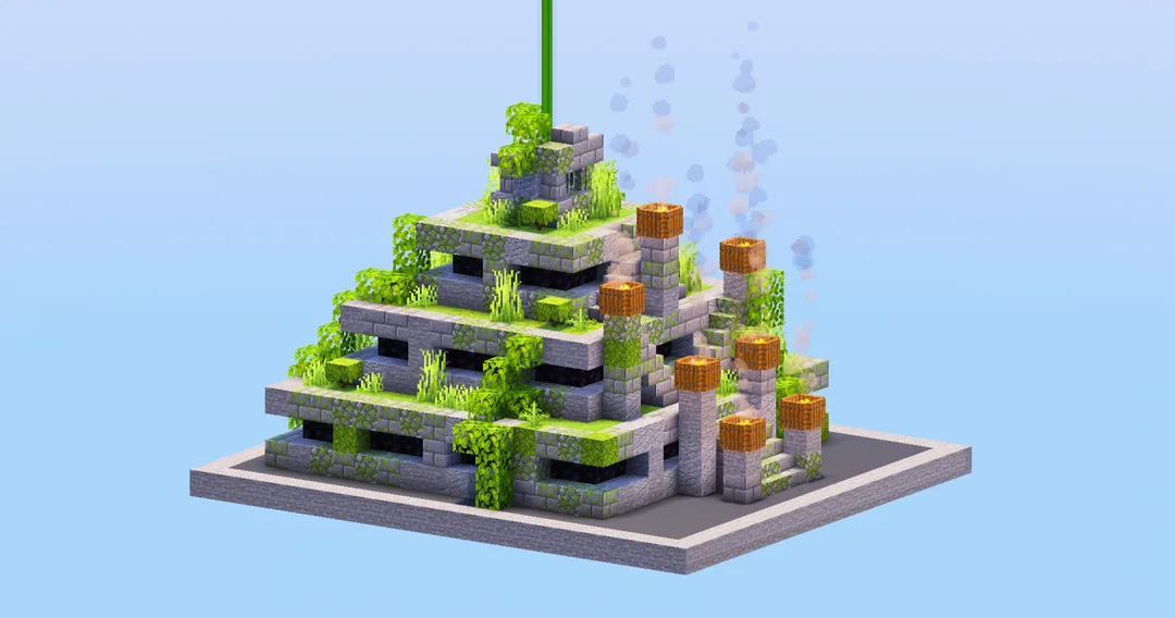 Mayan Pyramid Beacon Design — Minecraft Build by LeonisBuilds