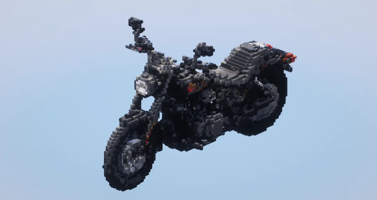 Motorcycle — Minecraft Build by LeonisBuilds
