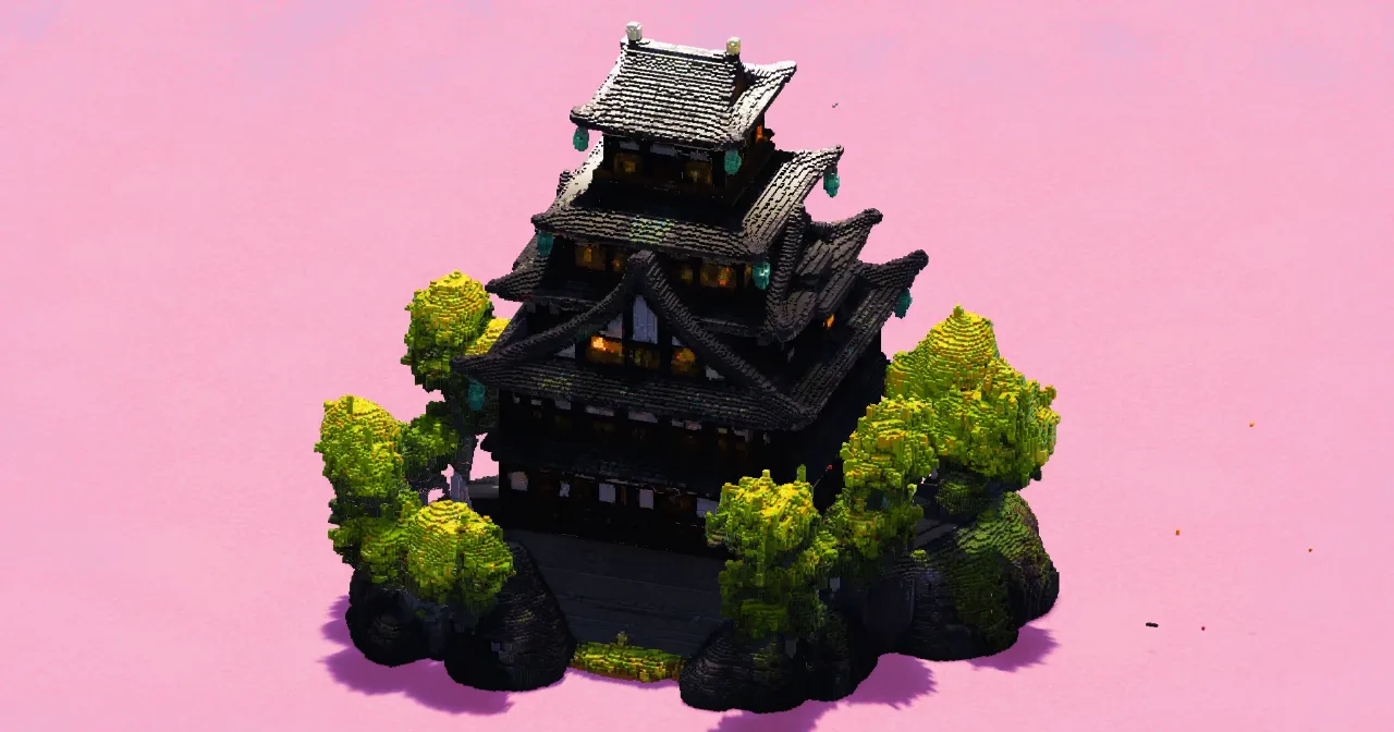 Japanese Castle — Minecraft Build by EasternRealms