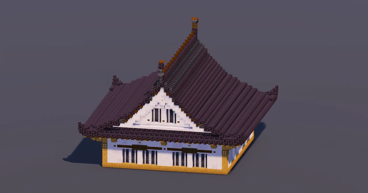 Small Japanese Castle Black — Minecraft Build by MellowHat