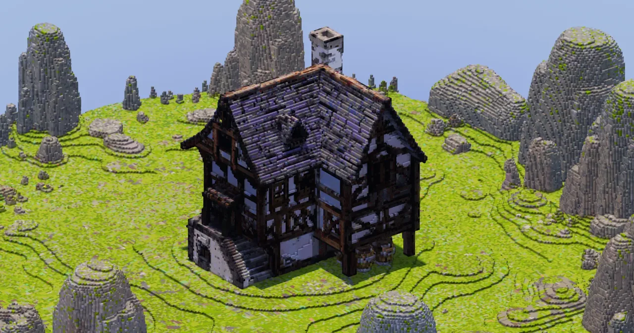 Starter Medieval House — Minecraft Build by StrongholdStudios