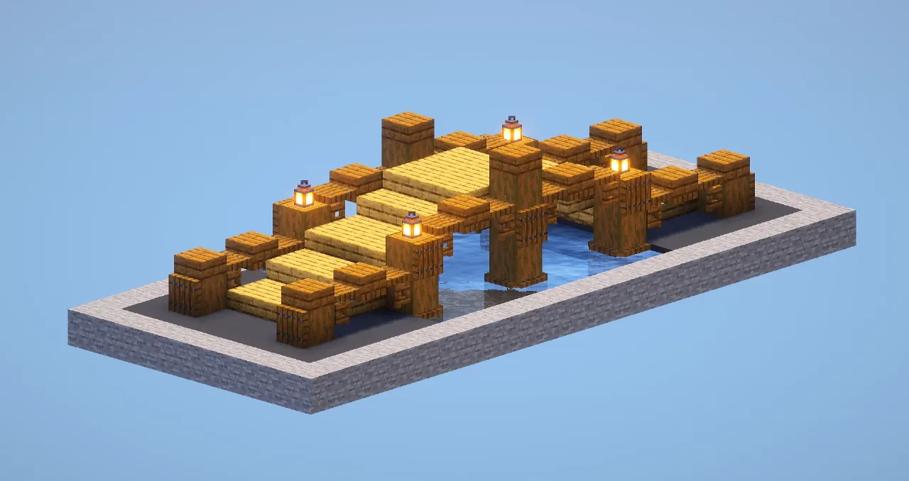 Wooden Bridge — Minecraft Build by LeonisBuilds