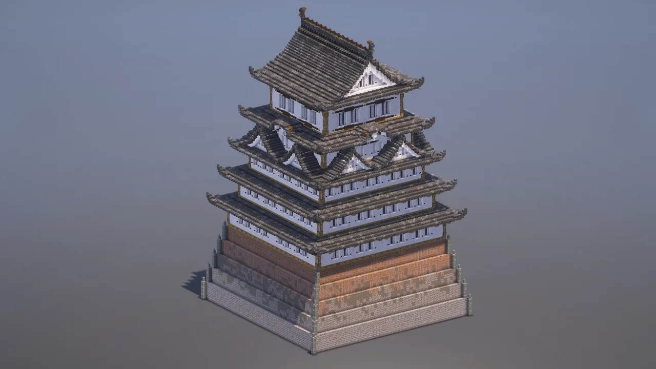 Japanese Castle — Minecraft Build by MellowHat